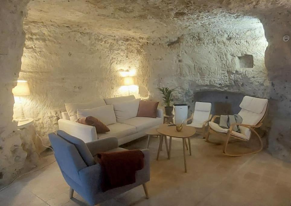 Troglo Entre Caves Et Chateaux Montlouis-sur-Loire Eksteriør billede